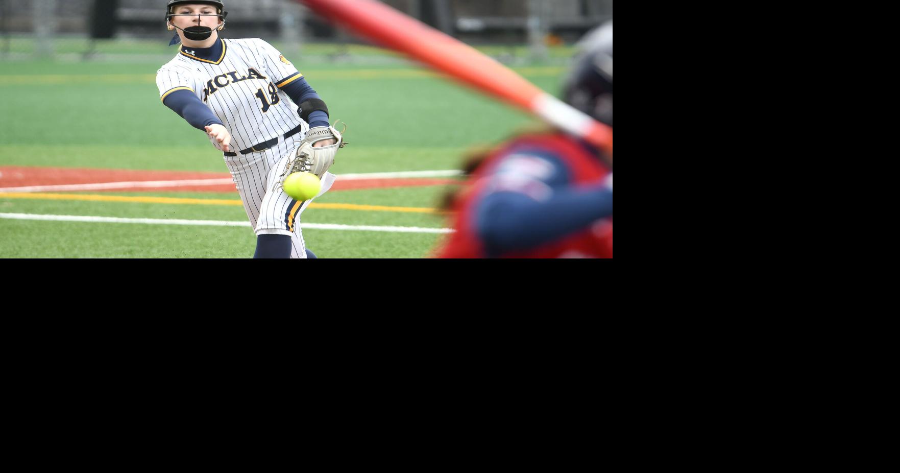 Photos: MCLA softball team host doubleheader against sNew England ...