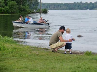 fishermen on onota lake