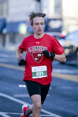 Colin Young runs in Thankful 5K