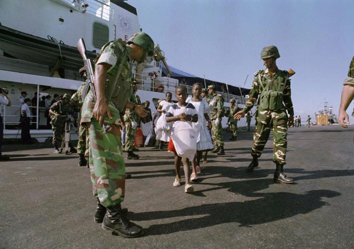 Haiti US Occupation Refugees Return