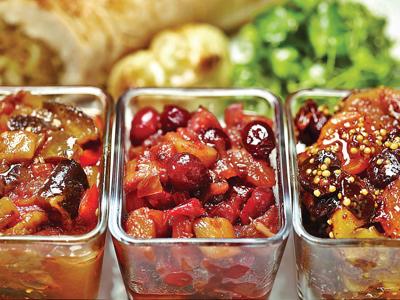 Put aside the cranberries for these chutneys