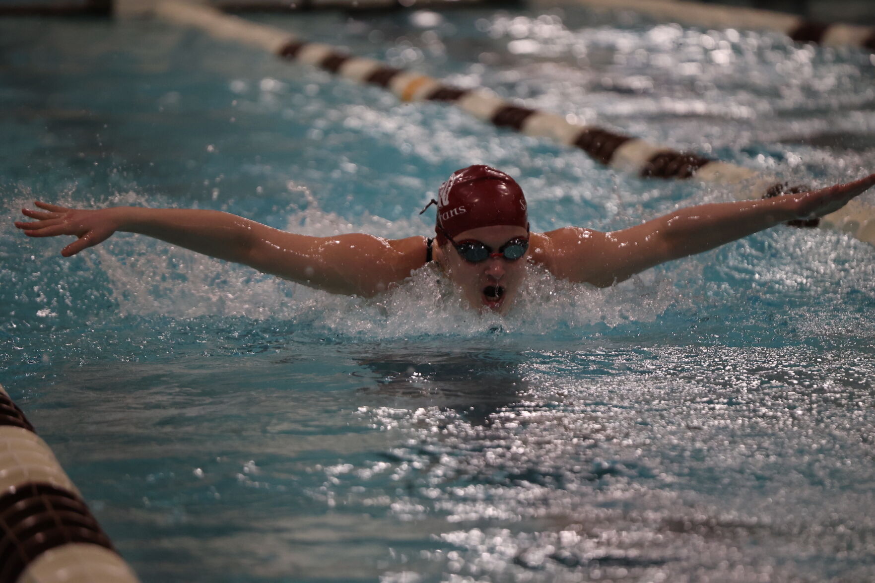 Keaghan Kline swims