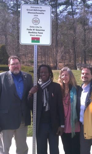 Resident of Great Barrington's West African sister city visits for ceremony