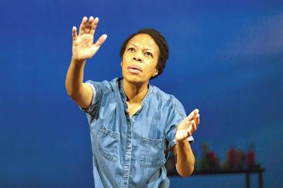 Review: At Hartford Stage, a vortex named Nilaja Sun
