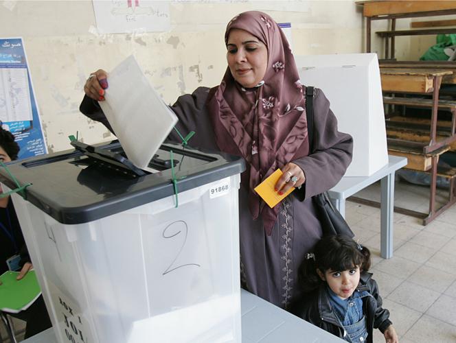 MIDEAST JORDAN IRAQ ELECTIONS