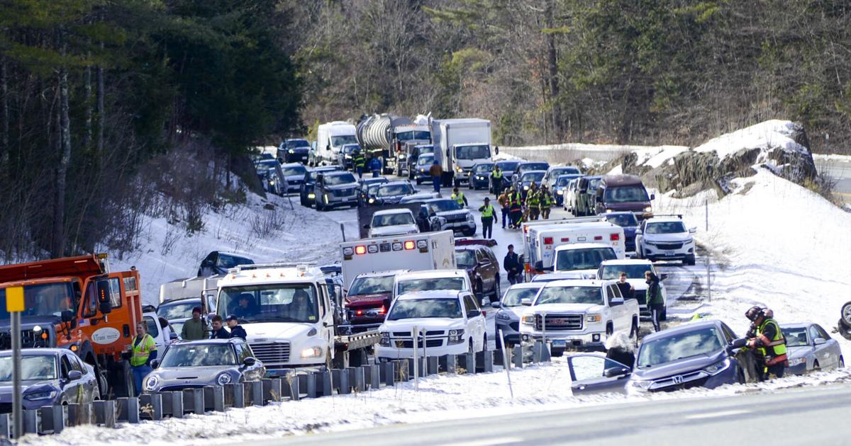 One person dead, child critically injured in 10-car pileup on Interstate 91 in Vermont One person dead, child critically injured in 10-car pileup on Interstate 91 in Vermont