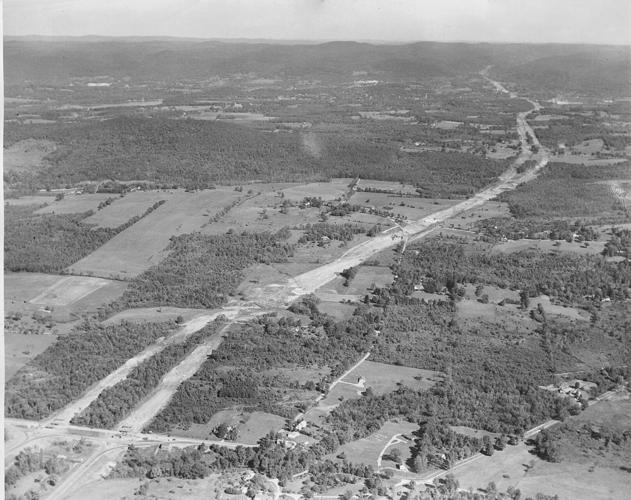 Aerial photo of Pittsfield, Sept. 28 1955