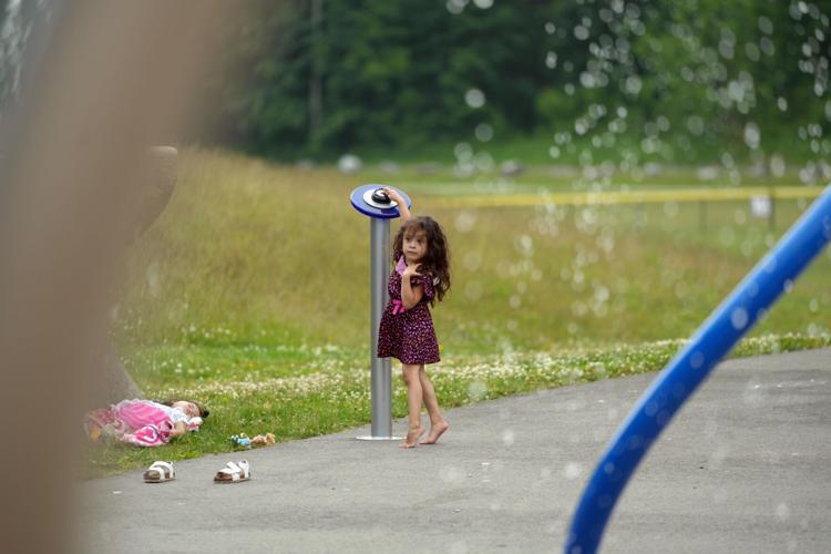 Photos Cooling off at the Clapp Park Splash Pad Multimedia