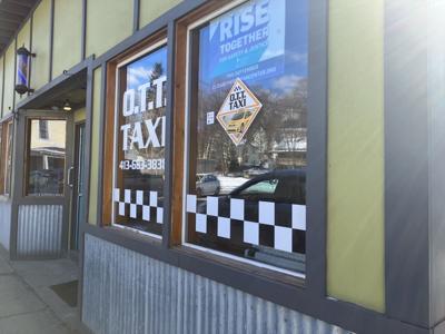 the outside of OTT taxi's office