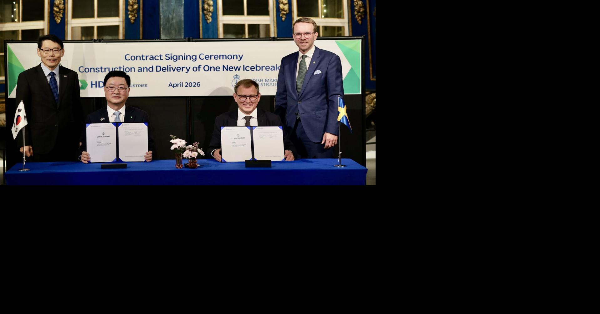 HD Hyundai Heavy Industries Secures Landmark Swedish Icebreaker Order