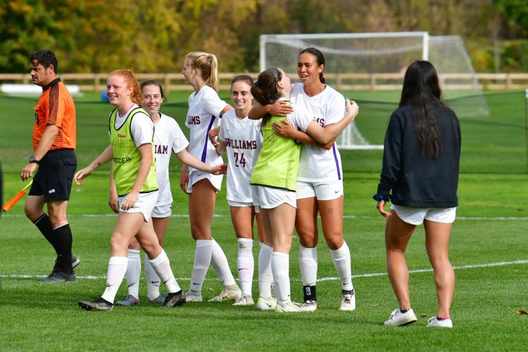 Williams soccer teams win regularseason finales; with a boost from