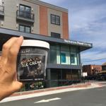 A frosty pint of ice cream on display outside the Berkshire Food Co-op in Great Barrington