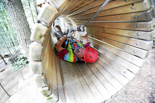 Ramblewild 10 acre aerial park offers physical and psychological