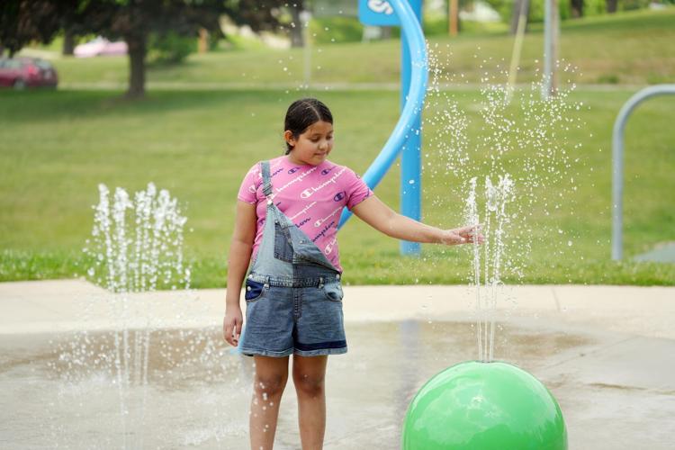 Photos Cooling off at the Clapp Park Splash Pad Multimedia