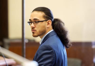 Kevin Nieves sits in court