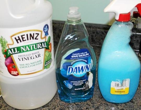 Dawn Detergent And Vinegar For Cleaning