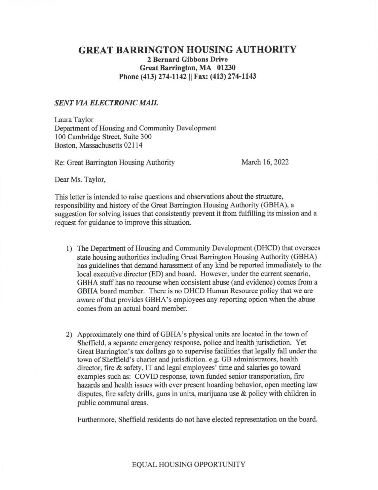 Three Great Barrington Housing Authority Board members resign amid