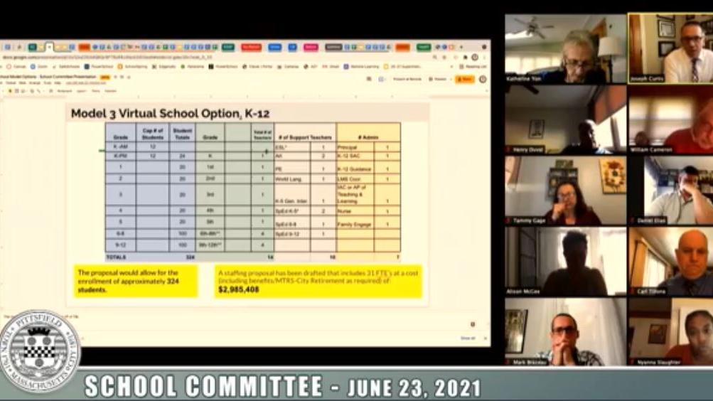 Pittsfield school union criticizes $3 million virtual school extension, suspends contract talks - Vimarsana News