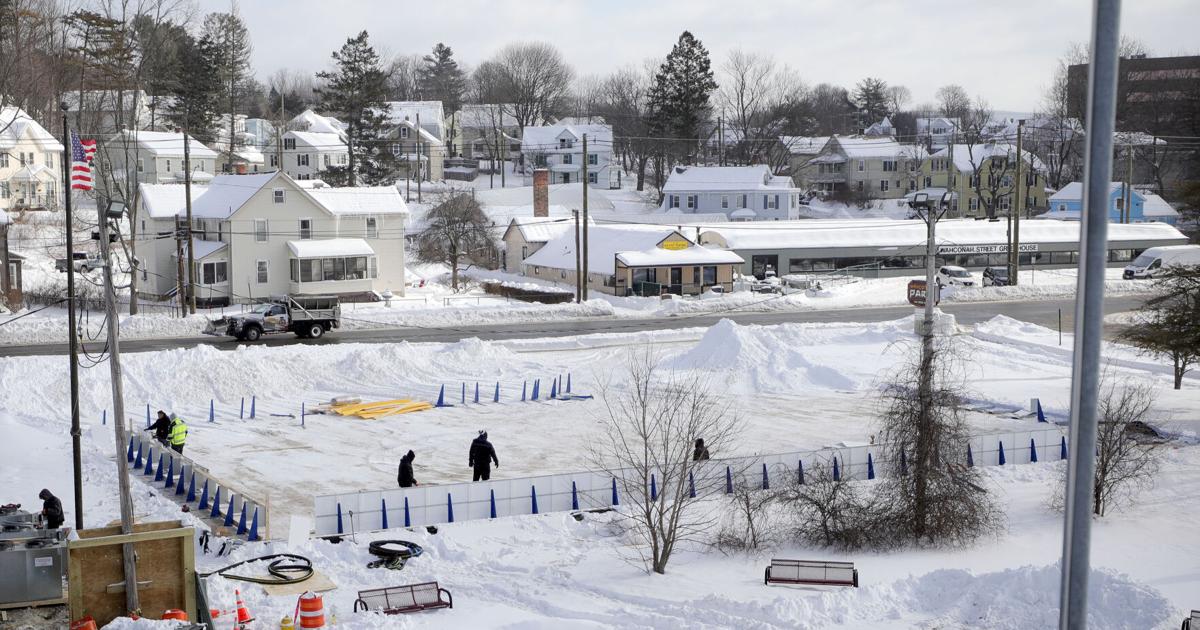 Construction underway for long-awaited outdoor skating rink at Wahconah Park in Pittsfield