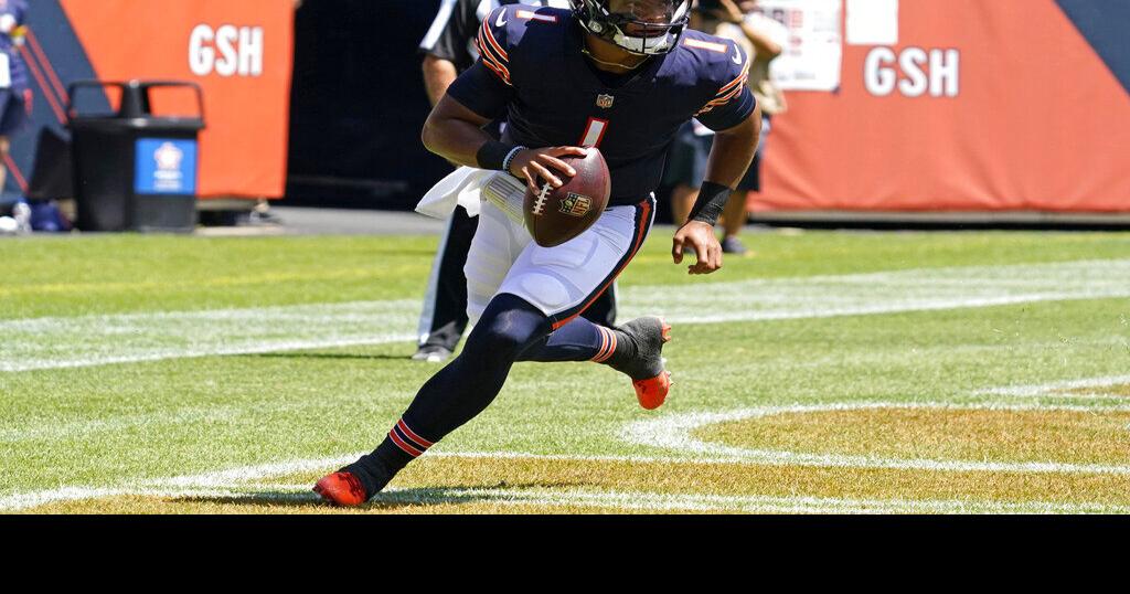 Justin Fields: Chicago Bears QB throws TD pass on final preseason play