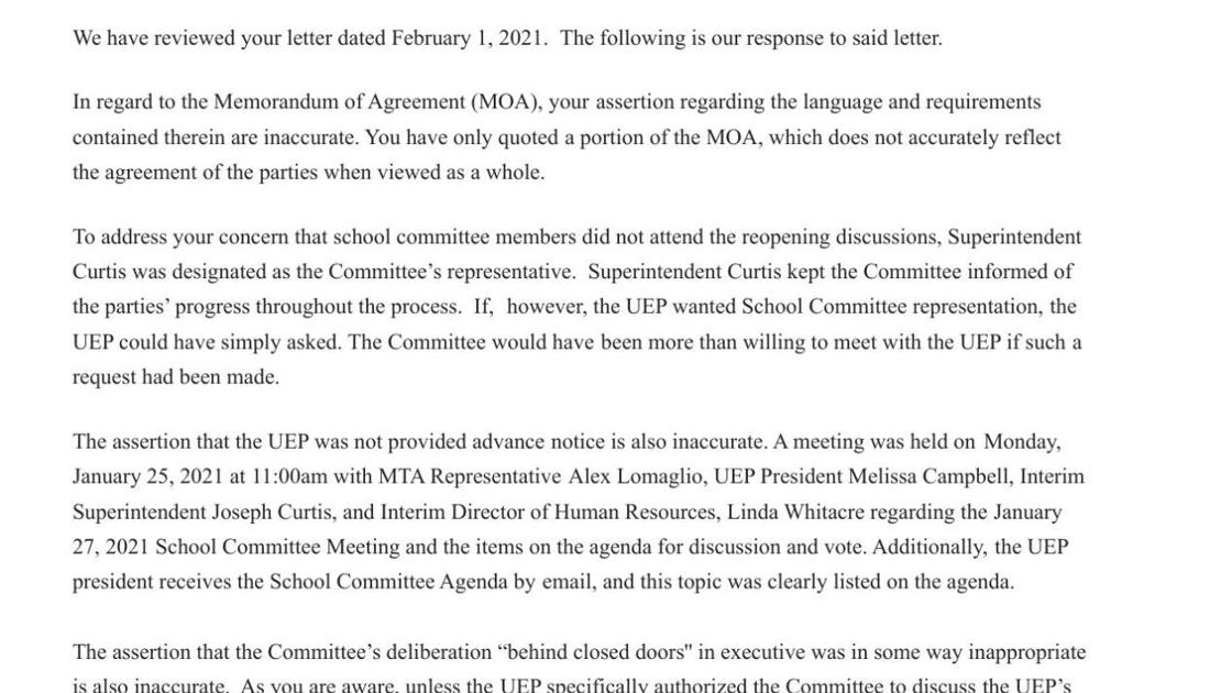 Pittsfield College Committee defends actions similar to reopening | Community News Pittsfield College Committee defends actions similar to reopening | Community News