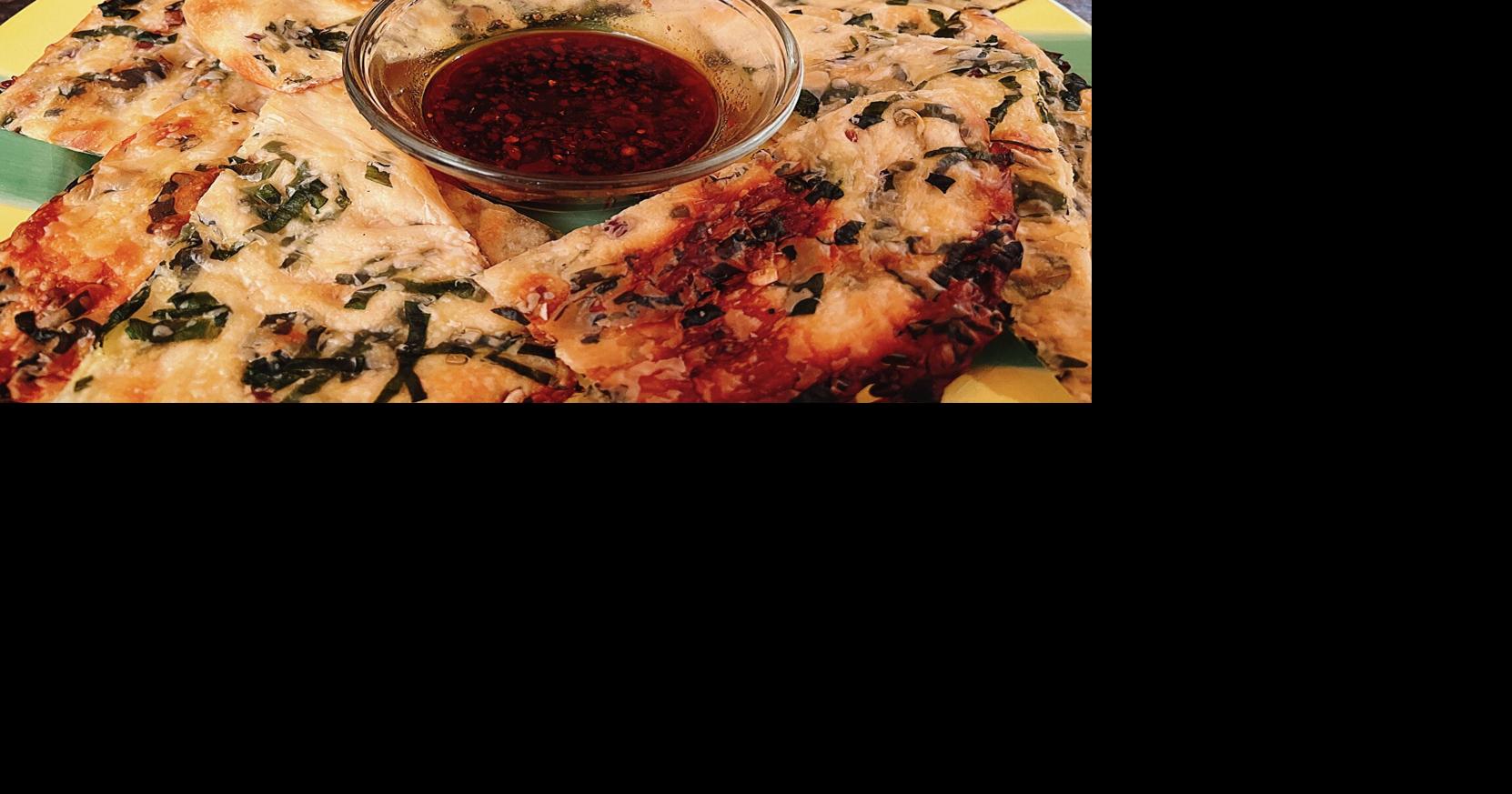 Storebought pizza dough makes these ramp pancakepizzas super easy to