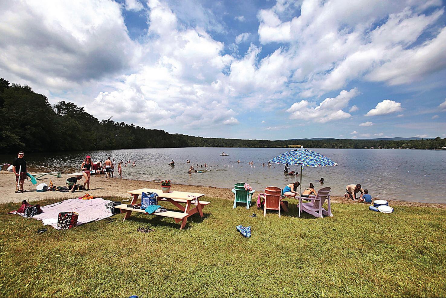 Laurel Lake's Sandy Beach reopens for swimming after negative E. coli
