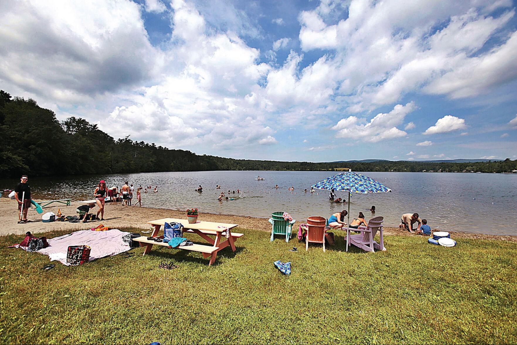 Laurel Lake's Sandy Beach reopens for swimming after negative E. coli