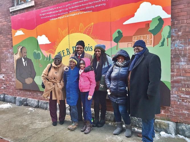 Art in honor: W.E.B. Du Bois mural goes up in Great Barrington