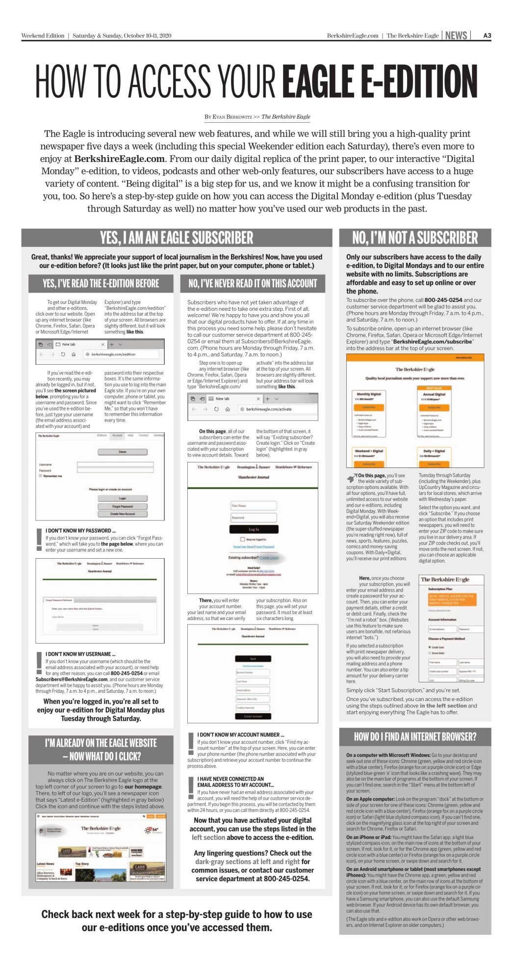 How to Access Your Eedition