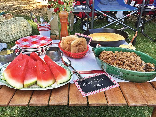 For these concert goers, picnicking is a competitive sport