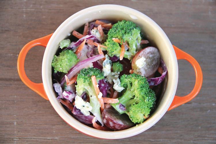 Got a creamy salad itch? Try one with broccoli, blue cheese