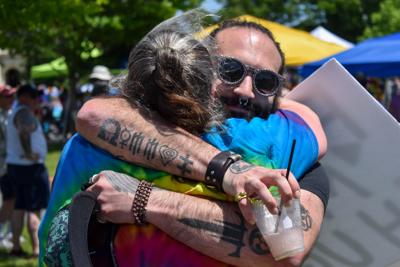 Free mom hugs at Berkshire Pride