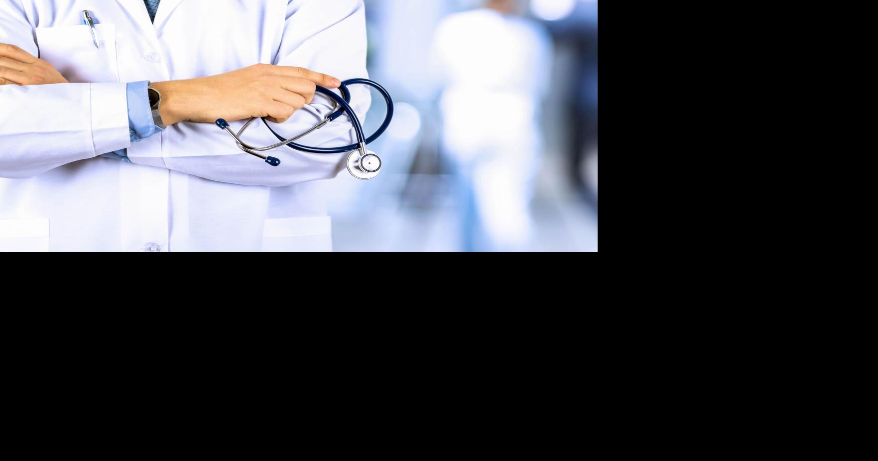 Doctor holding stethoscope