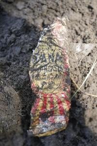 Old toothpaste tube