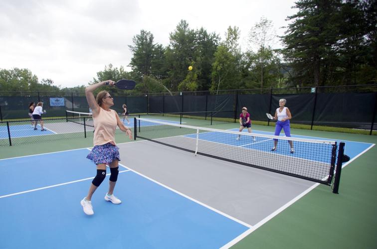 The pickleball courts at Bousquet Sports