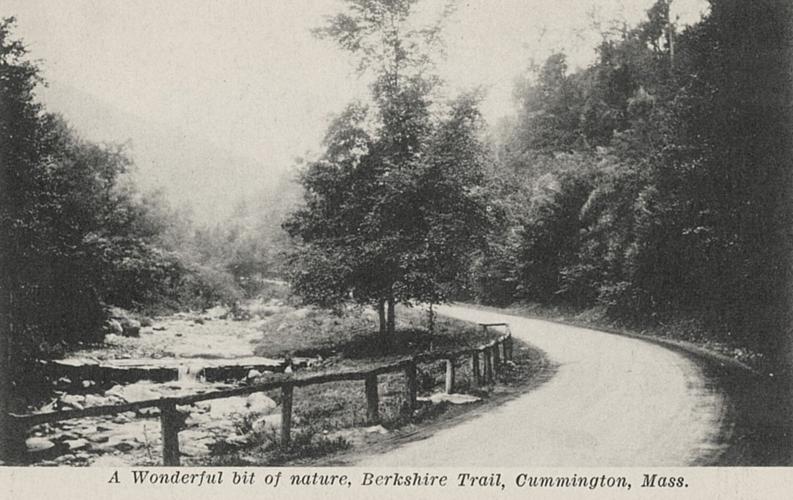 Berkshire Trail, Cummington, from a postcard