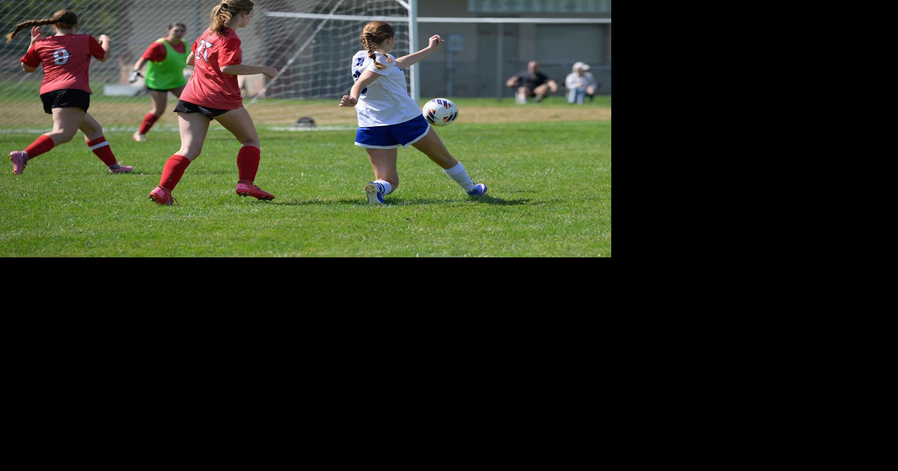 Ella Bond's hat trick powers Drury girls soccer past Hoosac Valley in Saturday matinee