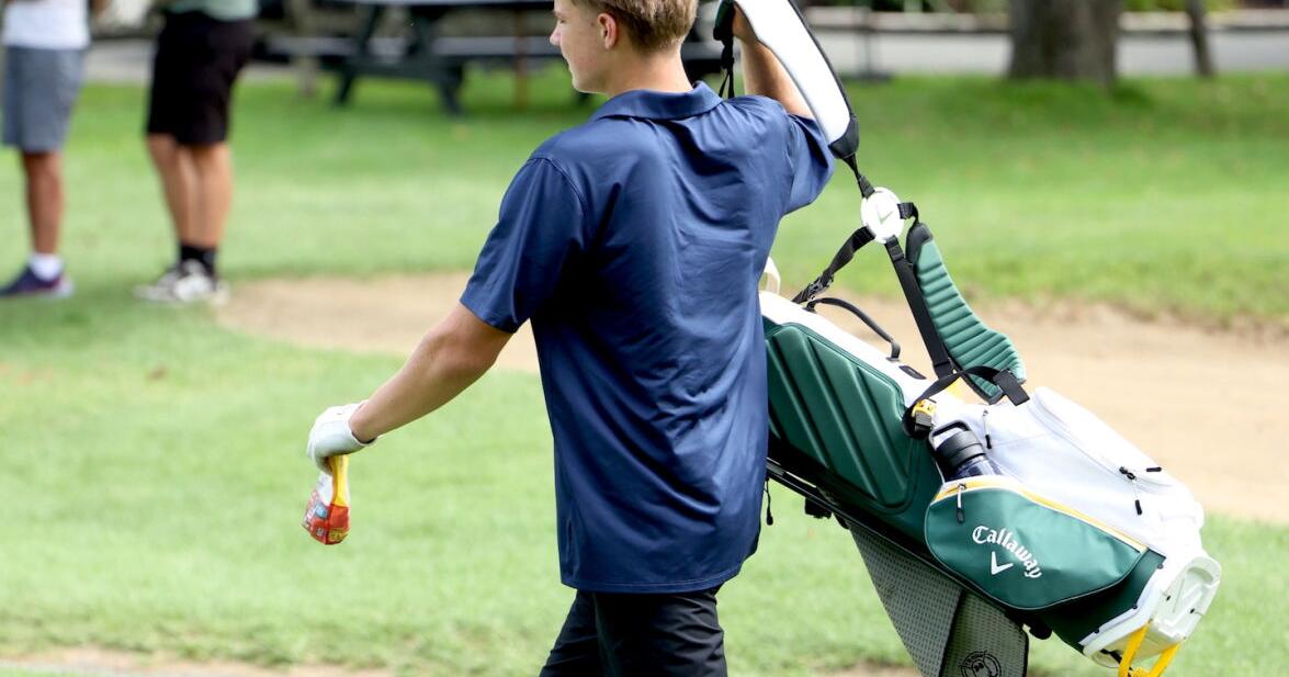 Charley Driscoll with bag