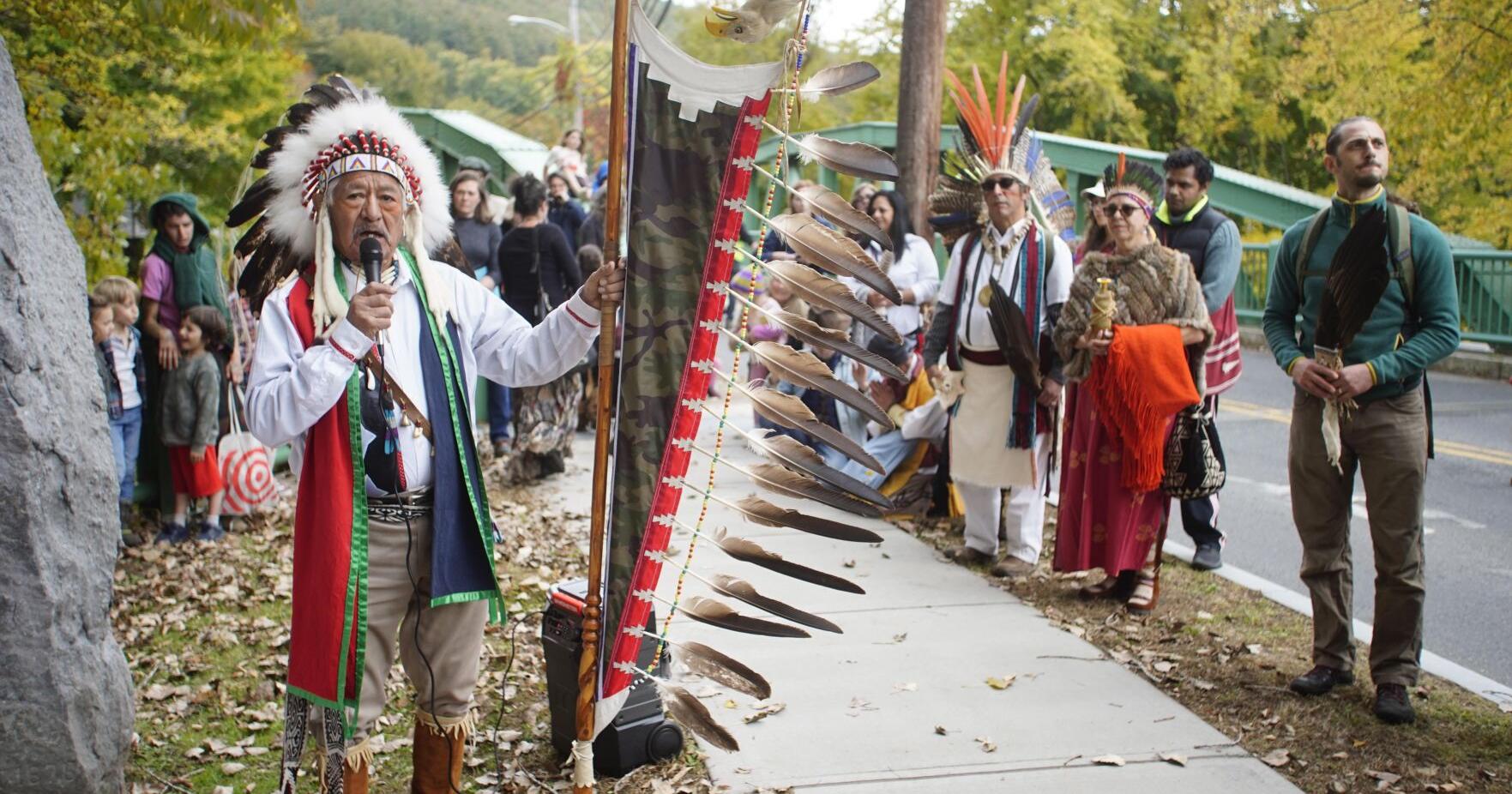 Great Barrington marks Indigenous Peoples' Day with sacred ceremony, meditation - Vimarsana News