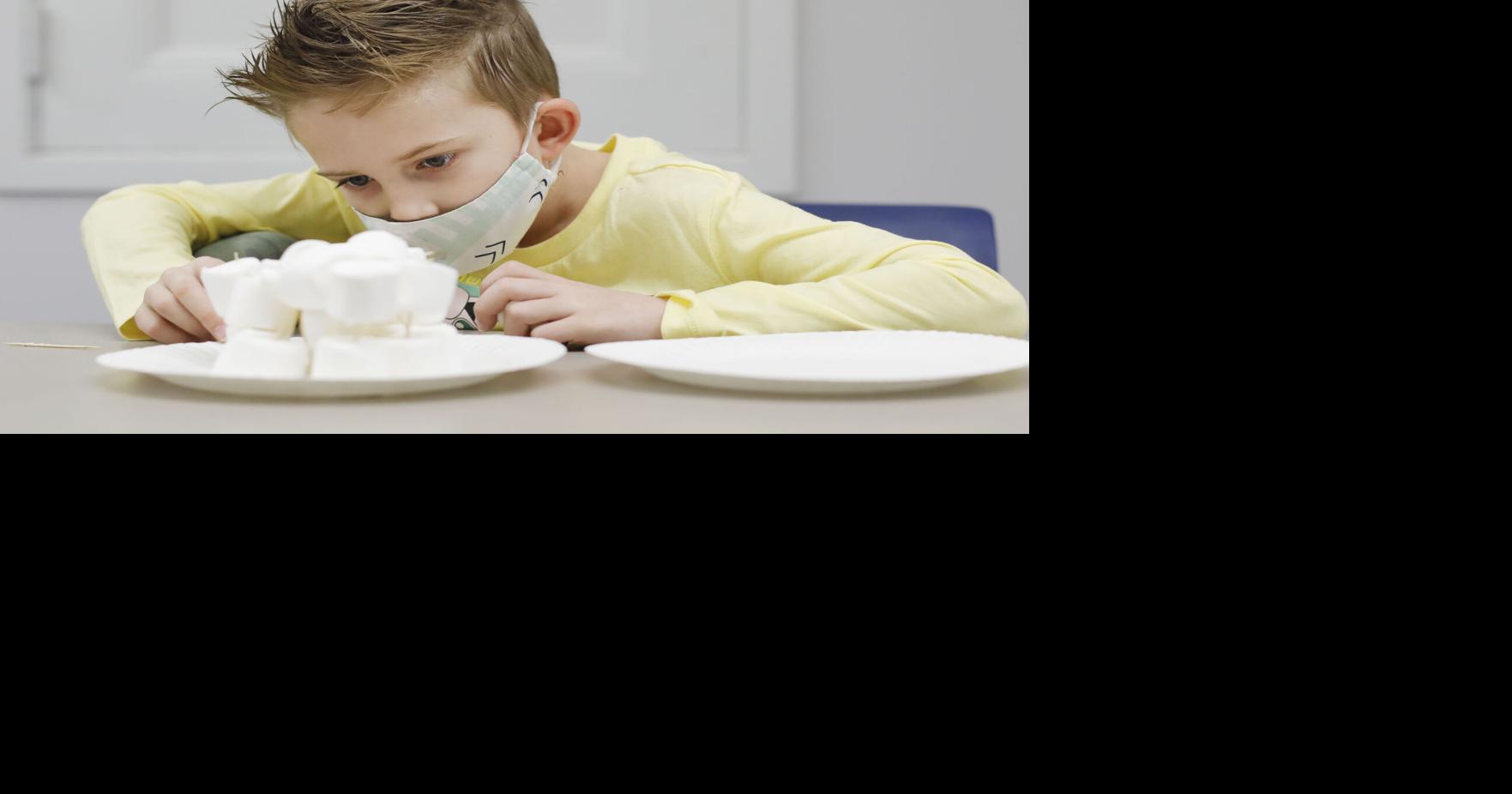 Photos Building igloos using marshmallows and toothpicks for Stockbridge Library's STEM