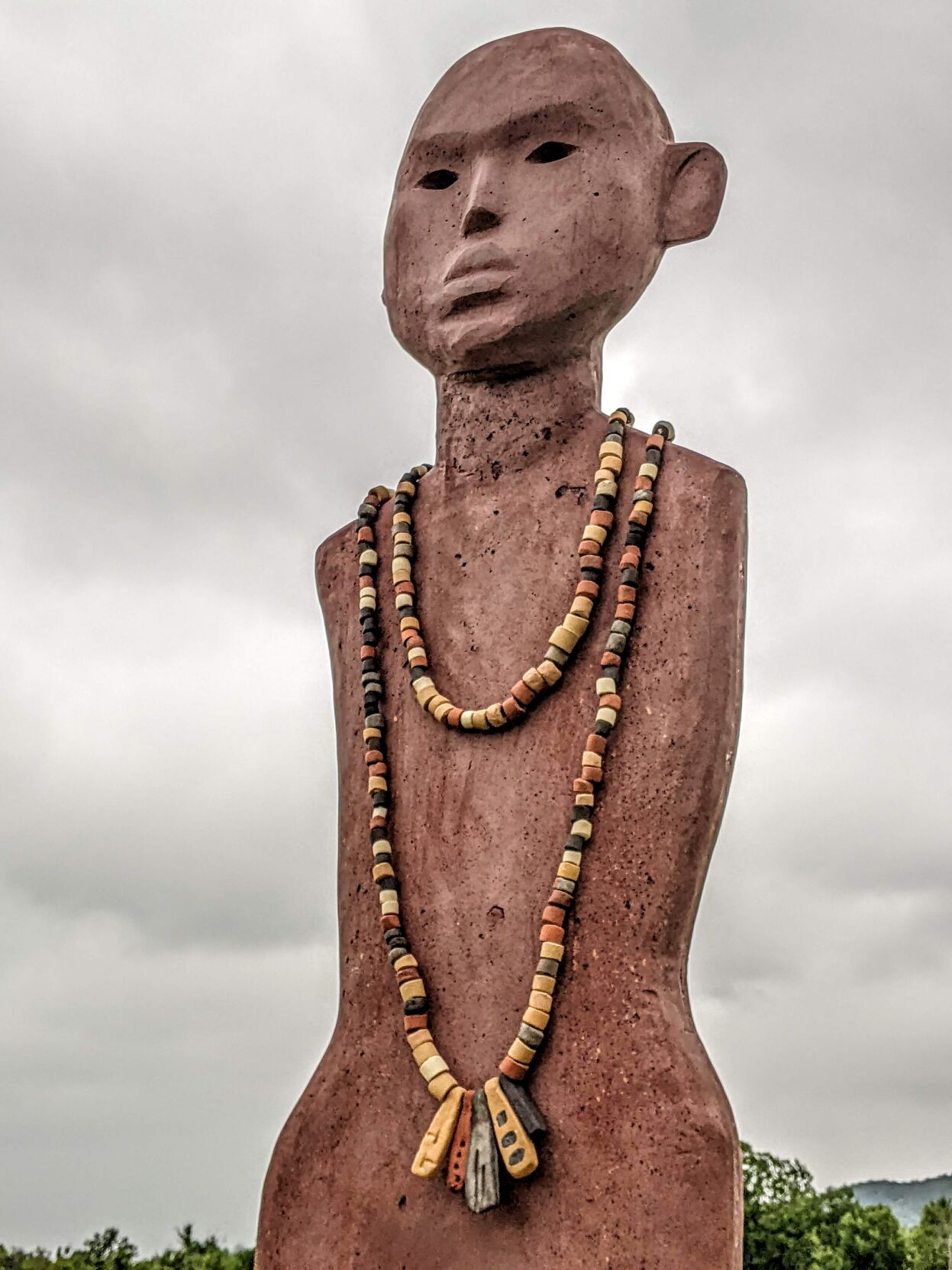 Indigenous Artist Rose B. Simpson's Sculptures Stand Watch At Field ...