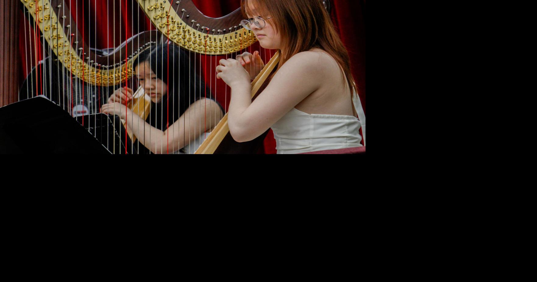 Photos: BU Tanglewood Institute brings harp concert to Pittsfield's Berkshire Athenaeum