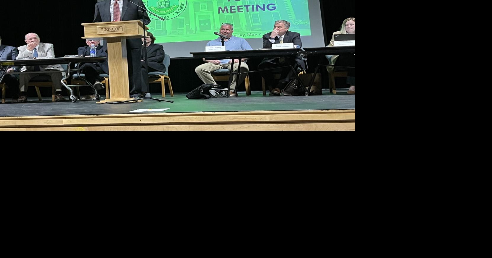 At annual town meeting, Lenox voters approved a 35 million budget that