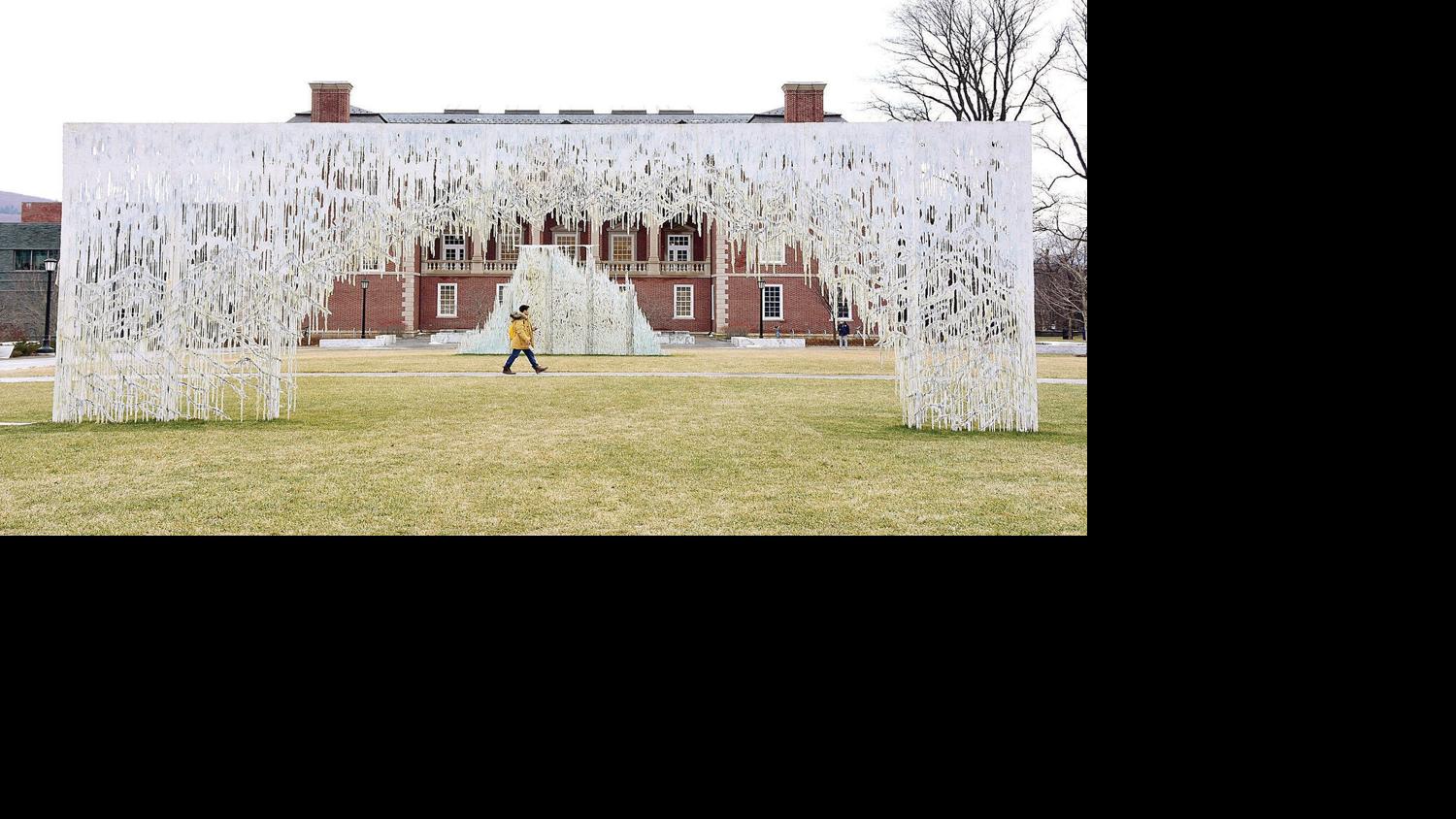 Delirious Matter Sculpture And Surroundings Meet Archives Berkshireeagle Com A statue of a person or animal, made of bronze. delirious matter sculpture and