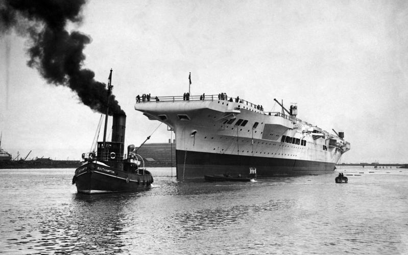 Belfast HMS Formidable Launched