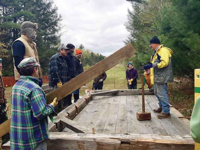 Pipeline resistance builds as 'Thoreau' protest cabin goes up in Otis State Forest