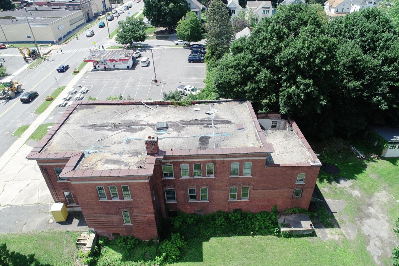 Aerial view of the Morningside Fire Station