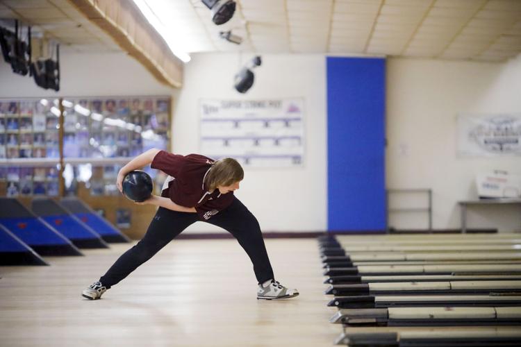 Mason Bailey bowling