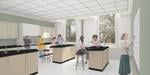 rendering of lab classroom